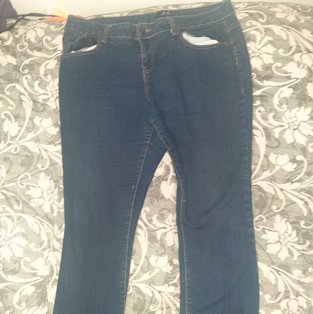 Dots bootcut jeans
